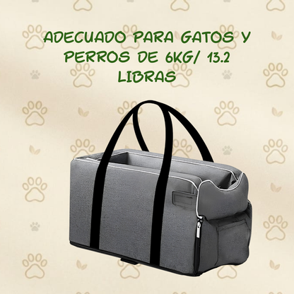 Cama y asiento central portátil para perros y gatos